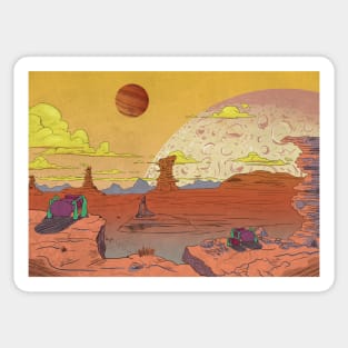 Fantasy Desert Sticker